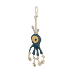 Potworek na linie, zabawka, dla psa, skóra/lina, 47 cm