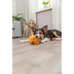 Wiewiórka, zabawka, dla psa, plusz, 13 cm, z efektem pamięci