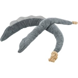 BE NORDIC Węgorz Karl, zabawka/ dla psa, plusz/sznur, 75 cm