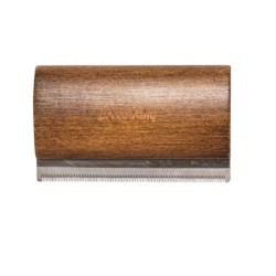 Ekskluzywne zgrzebło do podszerstka, dla zwierząt, drewno bukowe, stal, szerokość 13cm