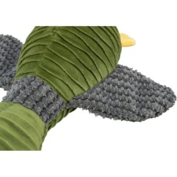 Kaczka, zabawka, dla psa, plusz, 40 cm, z recyklingu