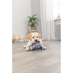 Piesek ze sznurem Junior, plusz, 24 cm