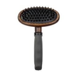 Ekskluzywna szczotka typu pudlówka, nasada materiał TPR + drewno, wym. 12,6x18,7cm