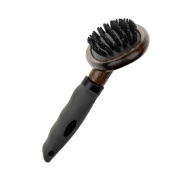 Ekskluzywna szczotka typu pudlówka, nasada materiał TPR + drewno, wym. 12,6x18,7cm