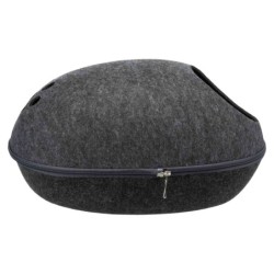 Legowisko zamknięte Liva, filc, 40 × 24 × 47 cm, antracyt