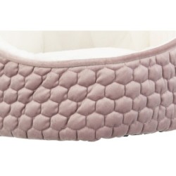 Legowisko zamknięte Livia, o 45 × 33 cm, różowe/kremowe