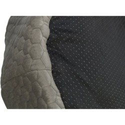 Legowisko zamknięte Livia, 45 × 33 cm, ciemnoszare/kremowe