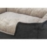 BE NORDIC Föhr, legowisko, dla psa/kota, czarne/piaskowe, 80 × 60 cm