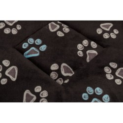 Legowisko Jimmy 75x65cm ciemnoszary w łapki