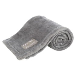 Zestaw Junior królik z kocem, plusz, 75 x 50 cm, szary/liliowy