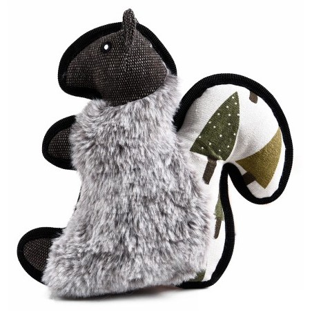 Zabawka pluszowa dla psa, wiewiórka,   z dźwiękiem, 22x24,5cm