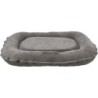 Vital Lennox, poduszka, dla psa/kota, owalna, włóczka Chenille, szara, 130 x 100 cm