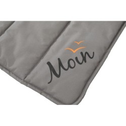 Koc podróżny BE NORDIC Hooge, 100 × 65 cm, szary
