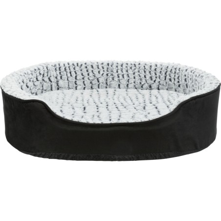 Legowisko ortopedyczne dla psa  Lino , 60 × 45 cm, czarno/szare