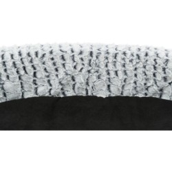 Legowisko ortopedyczne dla psa Lino , 83 × 67 cm, czarno/szare