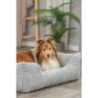 Jonna Vital, legowisko, dla psa/kota, plusz sztruksowy, szare, 100 × 70 cm