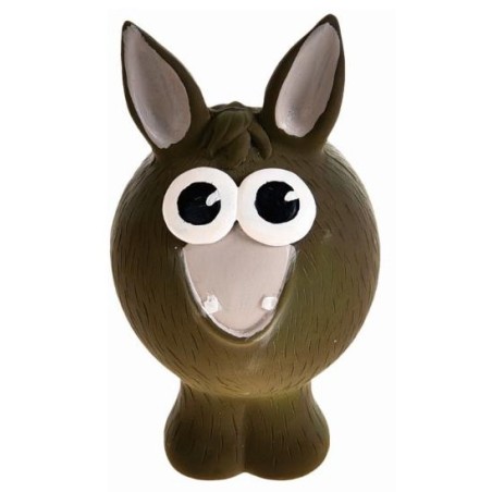 Zabawka dla psa, osioł, lateks ,  z dźwiękiem, 13cm