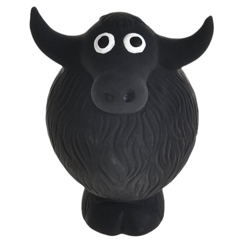 Zabawka dla psa, bawół, winyl ,  z dźwiękiem, 11cm