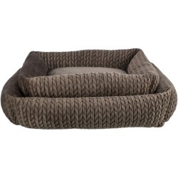 Livia, legowisko, dla psa/kota, szare, 80 × 60 cm