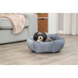 Livia, legowisko, dla psa/kota, okrągłe, szare, 50 cm