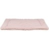 Lonni, mata, dla psa/kota, plusz, różowa, 75 × 55 cm