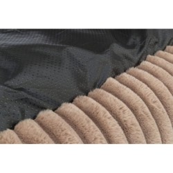 Lonni, legowisko, dla psa/kota, plusz, jasnobrązowe, 80 × 60 cm