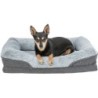 Lino Vital, legowisko, dla psa/kota, szare/jasnoszare, 90 × 65 cm
