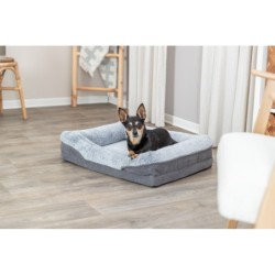 Lino Vital, legowisko, dla psa/kota, szare/jasnoszare, 90 × 65 cm