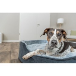 Vital Lino Soft, legowisko, dla psa/kota, owalne, szare/jasnoszare, 83 x 67 cm