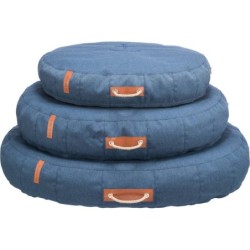 BE NORDIC Föhr, poduszka, dla psa/kota, okrągła, czarna, 80 × 60 cm