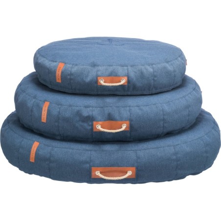 BE NORDIC Föhr, poduszka, dla psa/kota, okrągła, czarna, 100 × 70 cm