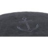 BE NORDIC Föhr, poduszka, dla psa/kota, okrągła, czarna, 100 × 70 cm