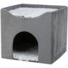 Harvey, legowisko zamknięte, dla psa/kota, szare/biało-czarne, 38 x 38 x 38 cm