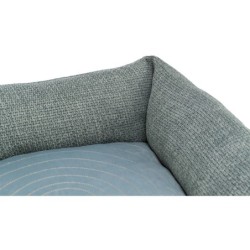 Viviana, legowisko, dla psa/kota, niebiesko/szare, 100 × 70 cm