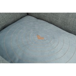 Vivian, legowisko, dla psa/kota, niebiesko/szare, 120 x 75 cm