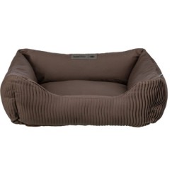 Marley, legowisko, dla psa/kota, ciemnobrązowe, 80 x 60 cm