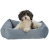 Alena, legowisko, dla psa/kota, niebiesko/szare, 60 × 50 cm