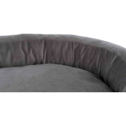 Talia, legowisko, dla psa/kota, owalne, ciemnoszare, 100 x 85 cm