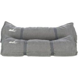 Leni, koc podróżny, dla psa/kota, szary, 80x60 cm, miękki