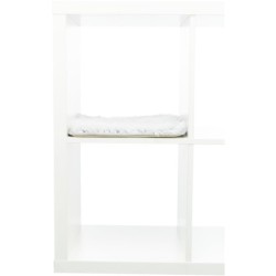 Harvey, mata, dla psa/kota, na półki, prostokątna, biało-czarna, poliester, 33 x 38cm