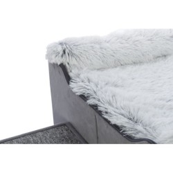 Harvey, legowisko ze schodami, dla psa/kota, szare/biało-czarne, 154 x 60 x 60 cm