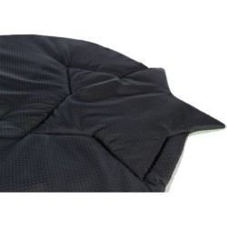 Junior mata z gwiazdką, dla szczeniąt/kociąt, szara/miętowa, plusz, 86 × 80 cm