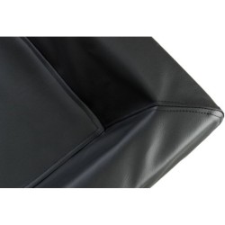 Remo Vital, legowisko, dla psa/kota, prostokątne, czarne, imitacja skóry, 90x70 cm