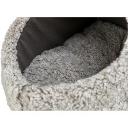 Calida, legowisko zamknięte, dla kota, szare/biało-czarne, 50 × 30 × 35 cm, z wkładką odbijającą ciepło