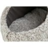 Calida, legowisko zamknięte, dla kota, szare/biało-czarne, 50 × 30 × 35 cm, z wkładką odbijającą ciepło