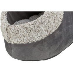 Calida, legowisko zamknięte, dla kota, szare/biało-czarne, 50 × 30 × 35 cm, z wkładką odbijającą ciepło