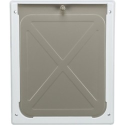 DRZWI WAHADŁOWE DLA PSÓW S-M 19-32mm (BIAŁE)