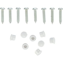 DRZWI WAHADŁOWE DLA PSÓW S-M 19-32mm (BIAŁE)