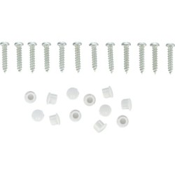 DRZWI WAHADŁOWE DLA PSA M-XL 39-45cm (BIAŁE)