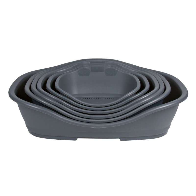 Sleeper 4, legowisko, dla psa/kota, plastikowe, ciemnoszare, 88 × 62 cm, z recyklingu